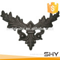 Cast iron components for fence decoration